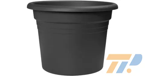 Cilindro virágcserép 25 cm antracit